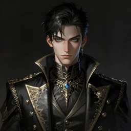 a portrait of a prince, cyberpunk, grim - lighting, high - contrast, intricate, elegant, highly detailed, digital painting, artstation, concept art, smooth, sharp focus, illustration