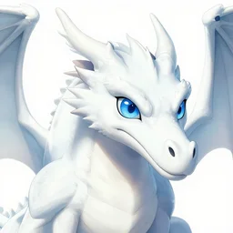 blue eyes white dragon by joshua hoffine