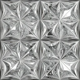 marble + chrome fusion pattern, symmetrical