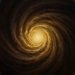 deep dark abyss, void vignette, colossal vortex, golden ratio, perfectly symmetrical, oil on canvas, cinematic volumentric lighting, hyper detailed, octane render, 8 k, artstation, behance