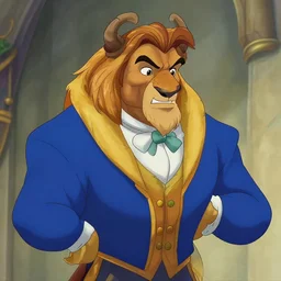 if beauty from beauty and the beast was male