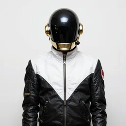 individual daft punk silk screen banksy style