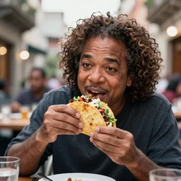 5 5 mm photo owen wilson eating a taco with oprah in mexico city. dof. bokeh. by artgerm and greg rutkowski. highly detailed 8 k. intricate. lifelike. realistic sony a 7 r iv. soft light. cinematic processing