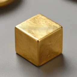 a golden cube keum - boo gilding technique