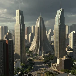 sao paulo in the year 2 0 7 0, concept art, simon stalenhag, greg rutkowski, wadim kashin, sci fi