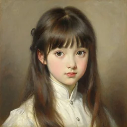 a detailed portrait of a cute anime girl, painting by gaston bussiere, charles sillem lidderdale, j. c. leyendecker