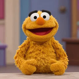 the predator as a muppet in lazy town