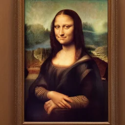 Mona Lisa not wearing any clothes