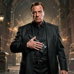 tony soprano gets shot by duke nukem, realistic 4 k octane beautifully detailed render, 4 k post - processing, highly detailed, intricate complexity, epic composition, magical atmosphere, cinematic lighting, masterpiece, ultra hd