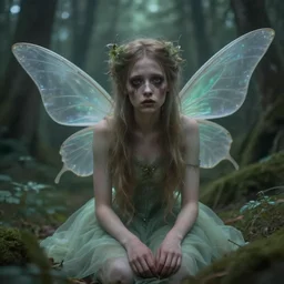 fairy princess, ugly, low detail, pathetic, amateurish, by a total nobody