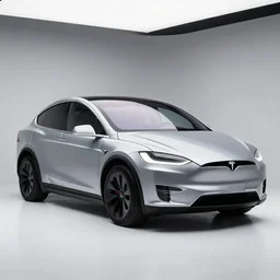 A studio photo of a Tesla Model X; the most beautiful photo in the world; trending on artstation; 8k