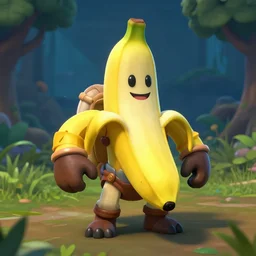 Banana as a boss in a game, Unreal Engine