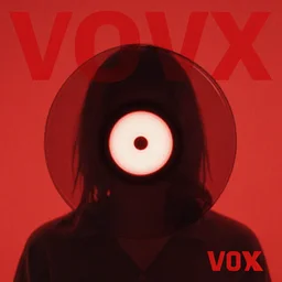 red vox album cover, music album cover