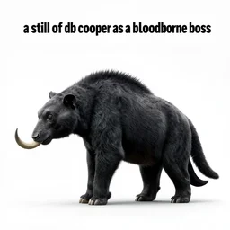“ a still of db cooper as a bloodborne boss ”