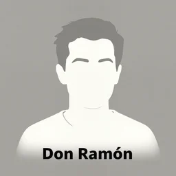 Don Ramon portrait in Disco Elysium, Disco Elysium style, Don Ramon, simple, concept art