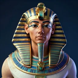 glowwave portrait of egyptian keanu reeves, au naturel, hyper detailed, digital art, trending in artstation, cinematic lighting, studio quality, smooth render, unreal engine 5 rendered, octane rendered, art style by klimt and nixeu and ian sprigger and wlop and krenz cushart.