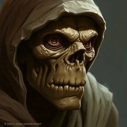 a detailed portrait a mummy by justin gerard and greg rutkowski, digital art, realistic painting, dnd, dungeons & dragons, character design, trending on artstation