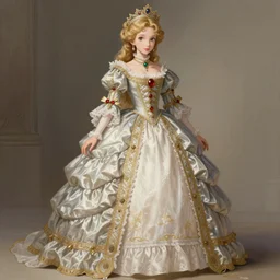 elegant princess in baroque dress, misa amane, battle angel alita. by rembrandt 1 6 6 7, illustration