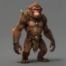 humanoid monkey fantasy race by craig mullins, featured on artstation