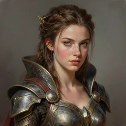 portrait of madeleine mantock from the fantasy series charmed as a detailed realistic beautiful young medieval queen enchantress, intricate, elegant, highly detailed, digital painting, artstation, concept art, smooth, sharp focus, illustration, face portrait by jean delville, greg rutkowski, she is arousing but safe for work, wearing futuristic female amazonian costume, highly detailed portrait, digital painting, artstation, concept art, smooth, sharp foccus ilustration, artstation hq.