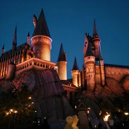 hogwarts on fire