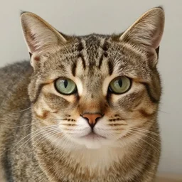 a cow that looks like a cat
