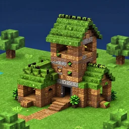 My Terraria house, 4k, 8k, photorealistic imagery