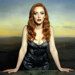 christina hendricks by salvador dali