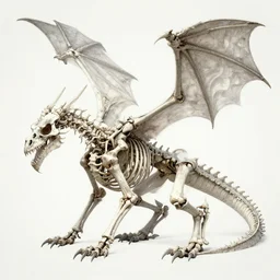 Concept art, Skeleton dragon-n4