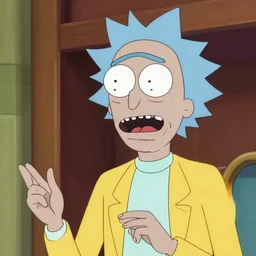 rick sanchez in real life, chad, gigachad, amazing detail