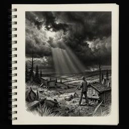 asset sheet, material study ( caricature ) handyman by ( by mark ryden ) dark foreboding