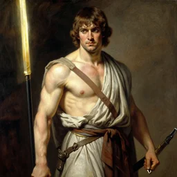 an muscular jedi man, george frederic watts