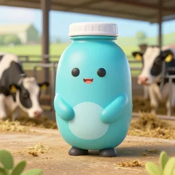 jar jar binks working on his dairy farm