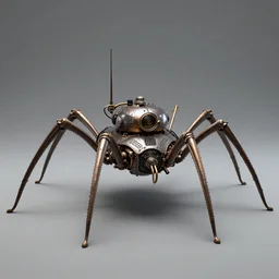 Dieselpunk tank with spider legs