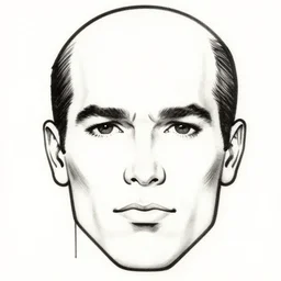 male!!! john romita sr.!!! macro face shot!! flat ink sketch by john romita sr. face close up headshot in the style of john romita sr., comic book character byjohn romita sr.