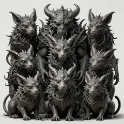 the evil satanic snuggliest snuggles in the world, fullbody, intricate, horror, fantasy horror, dungeons & dragons, highly detailed, artstation, concept art, smooth, sharp focus, illustration, art by greg rutkowski and orientalism and bouguereau and zdzislaw beksinski, good clear quality, lighting, biology, symmetrical artwork, perfect face, 1 3
