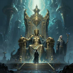 gods of the deep, throne worlds, ascendent plane, art by Tom Bagshaw and ismail inceoglu
