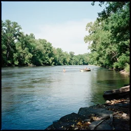 kaskaskia river, kodak portra 5 0,