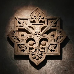 Decorative Ornament Inca, sutil line