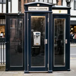 toilet phone booth in stratford, photography, national geography quality