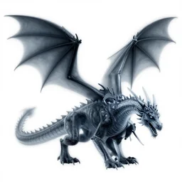 x - ray photos of dragons.