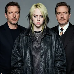 portrait of billie eilish as an urban female vampire, with an unusual sense of fashion, by donato giancola and norman rockwell.