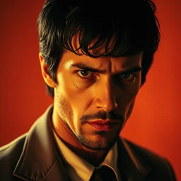 pulp fiction portrait digital colored photo of matrix smith, cinematic lighting, sharp focus, 4 k photo stipple by lexi sun and edward gorey