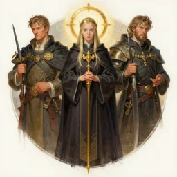 a detailed painting of a fantasy priestess, art by karol bak and mark brooks and greg rutkowski, centered
