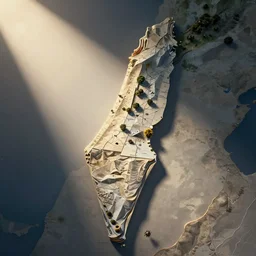 map of israel