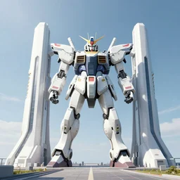 professional landscape photograph of a large beautiful neo - futuristic simplified symmetrical mechangel mecha docked by monolith by shoji kawamori, denis villeneuve, emmanuel shiu, zaha hadid, vapor, stunning cinematic architectural scale, red paint detail, manga, dramatic, volumetric, concept art, hard surface, hyperrealism, very high detail, trending on artstation, sharp focus, rendered in octane