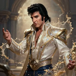 [ important ] outstanding masterclass portrait of elvis, hearthstone splash art, deiv calviz, splash art, natural light, elegant, intricate, fantasy, atmospheric lighting, by greg rutkowski, hearthstone splash art, hd wallpaper, ultra high details, cinematic composition, professional master piece made in one year