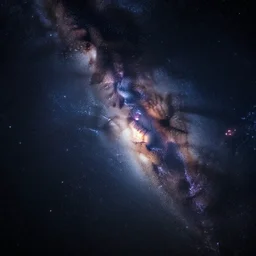 space and night sky milky way nebula ornate detailed background, unreal engine, trending on artstation, by rossdraws, thomas kinkade