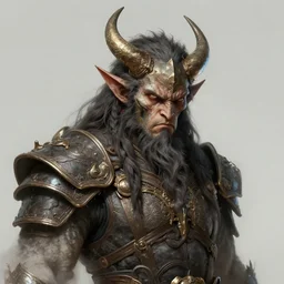 demon king portrait, concept art, artstation, highly detailed, realistic