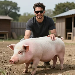 50% man, 50% pig, 100% cool 😎